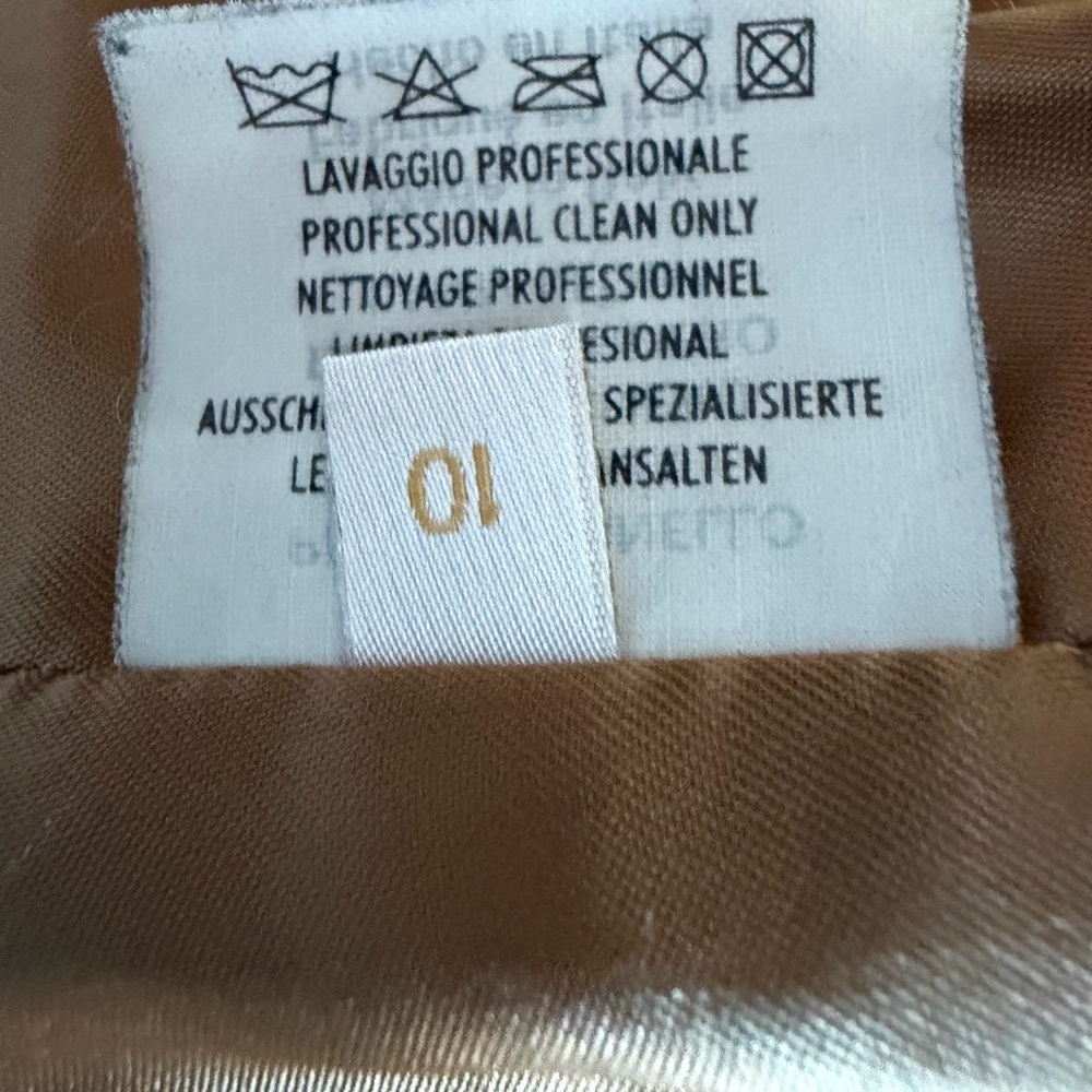 Valentino Brown Leather Blazer - Picture 3 of 11